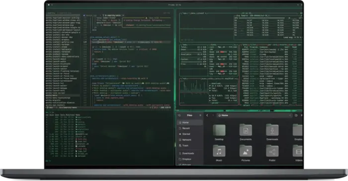 XPS 16 running Omarchy